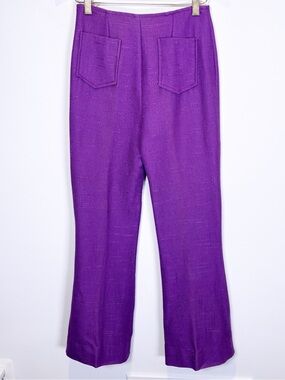 Vintage 70s Purple Slight Flare Pants